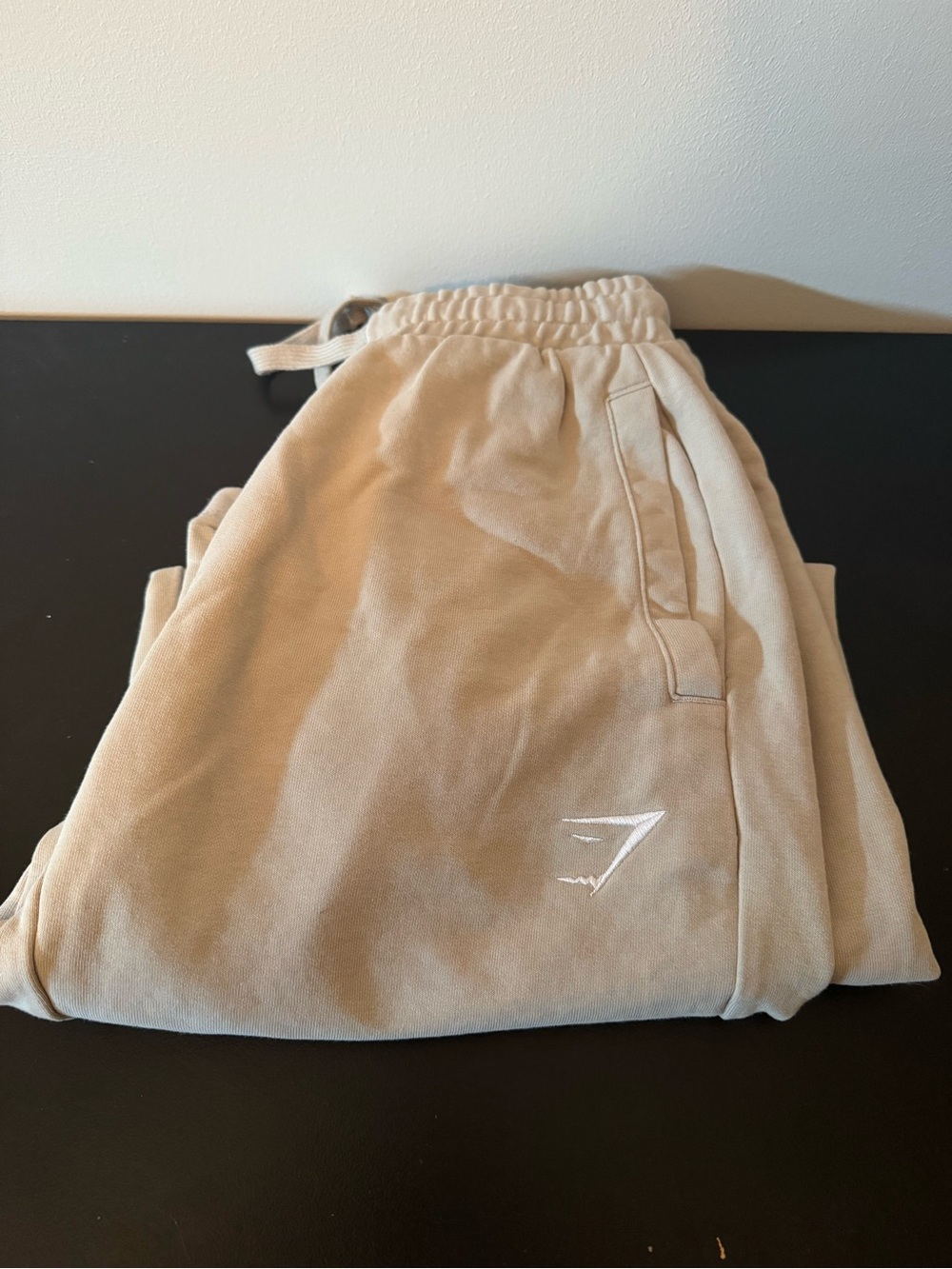 Gymshark Cream Men's Joggers